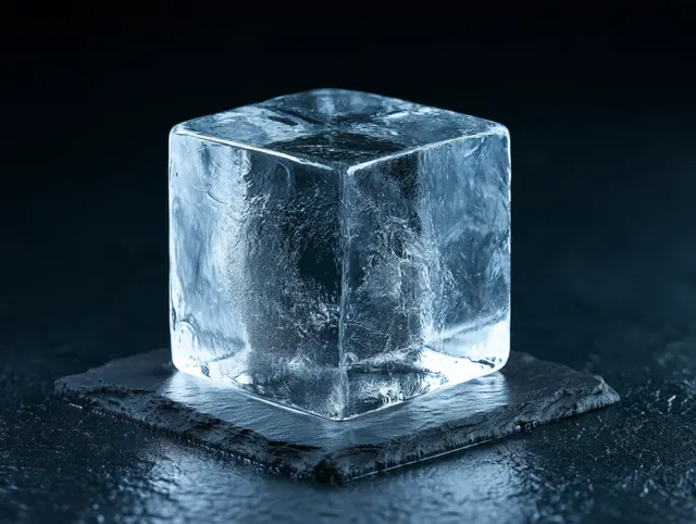 Cubo de gelo grande 5×5 cm transparente